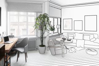 Foto: Skizze von Wohnung